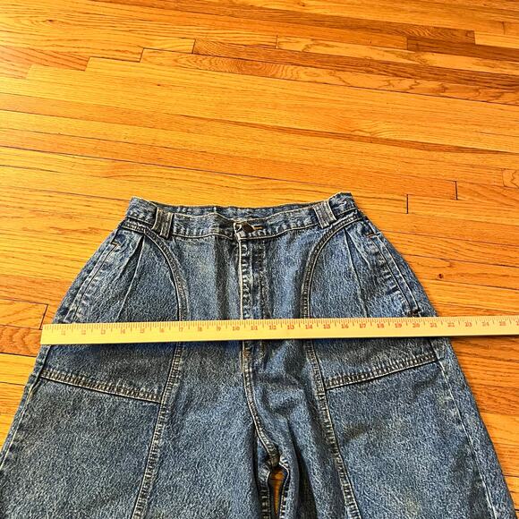 Vintage Y2k 90s Joey Fresco Denim Jean Shorts Womens 32 (meas 28) High Rise - Picture 8 of 11